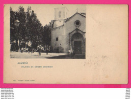 CPA (Réf: Z 3062) ALMERIA (ESPAGNE) IGLESIA  DE SANTO DOMINGO (animée) - Almería