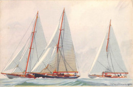 ILLUSTRATEUR - HAFFNER - MARINE - YACHTS - LIGUE MARITIME ET COLONIALE - Haffner