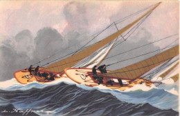 ILLUSTRATEUR - HAFFNER - MARINE - YACHTS DE COURSE - LIGUE MARITIME ET COLONIALE - Haffner