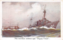 ILLUSTRATEUR - HAFFNER - MARINE - NOS NOUVEAUX CROISEURS TYPE "DUGUAY-TROUIN" - LIGUE MARITIME ET COLONIALE - Haffner