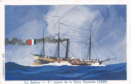 ILLUSTRATEUR - HAFFNER - MARINE - "LE SPHINX - 1° VAPEUR DE LA FLOTTE FRANCAISE" - LIGUE MARITIME ET COLONIALE - Haffner