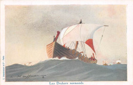 ILLUSTRATEUR - HAFFNER - MARINE - "LES DRAKARS NORMANDS" - LIGUE MARITIME ET COLONIALE - Haffner