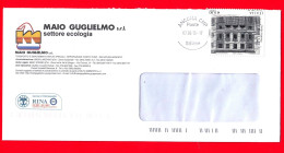 ITALIA ~ Storia Postale ~ Busta Del 2015 ~ { 2015 - Patrimonio Artistico - 0,80 € • Teatro Petrarca, Arezzo ) - Isolato - 2011-20: Cartas & Documentos