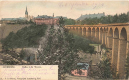 LUXEMBOURG - Luxembourg - Vallée De La Pétrusse - Colorisé - Carte Postale Ancienne - Luxemburg - Stadt