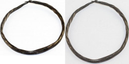 A Large Twisted Silver Viking Bracelet - Archeologie