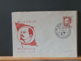 65/582X FDC  DDR - Lenin