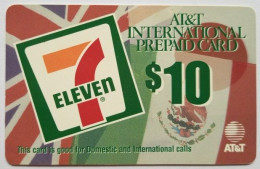 USA AT&T $10 Prepaid " Seven Eleven " - AT&T