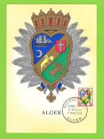 Armoiries Alger Carte-maximum 1195 - Autres & Non Classés