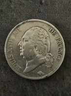 5 FRANCS ARGENT 1816 A PARIS LOUIS XVIII TETE NUE / FRANCE SILVER - 5 Francs