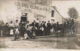 Monthou Sur Bièvre * RARE Carte Photo * Café Aux Mais Réunis Chez C. MILLET Débit De Tabac & Régie * Commerce Villageois - Autres & Non Classés