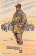 Militaria * CPA Illustrateur Edmond Laioux * Régiment , Infanterie Coloniale , Officier - Régiments