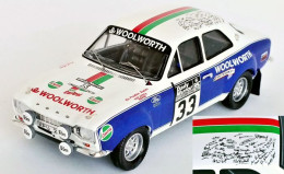 Ford Escort MK1 - RAC Rally 1973 #33 - Vic Preston Jr/Paul White - Troféu - Trofeu