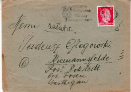 GERMAN OCCUPATION 1944 LETTER  SENT TO CEREKWICA / RIEMANNSFELDE - Otros & Sin Clasificación