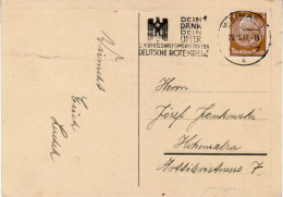 GERMAN OCCUPATION 1941 POSTCARD SENT FROM WEIMAR TO INOWROCŁAW / HOHENSALZA / - Andere & Zonder Classificatie