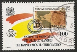 1998-TASA VOLUNTARIA DE CORREOS POR DAMNIFICADOS DE CENTROAMÉRICA-USADO - Usati