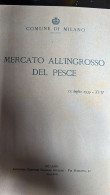 MILANO - MERCATO ALL'INGROSSO DEL PESCE - 15 LUGLIO 1939 - OPUSCOLO - PAGINE 15 (V51) - Caccia E Pesca