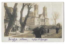 CARTE PHOTO - KORYTZA  KORITSA KORCE CORRITZA - ALBANIE ALBANIA - CAMPAGNE D'ORIENT 1918 - Albanie