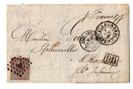 TB 4347 1867 - LAC - Facture / Lettre En P.D.- Mrs DELLOYE - MASSON à BRUXELLES Pour M. GOUCHARD à LA ROCHELLE - 1865-1866 Linksprofil
