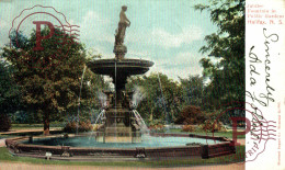 CANADA, HALIFAX - JUBILEE FOUNTAIN IN PUBLIC GARDEN - Halifax