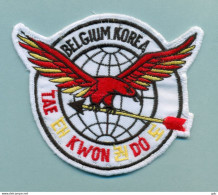 Badge Tissu / Cloth Badge  ' Association Belgium-Korea De Tae Kwon Do - Artes Marciales