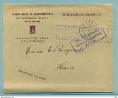 Pli 'Agende De Renseignements Prisonniers De Guerre ' 1916 + Censure - 1914-18