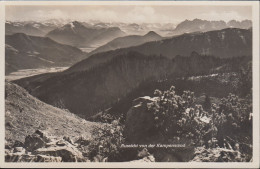 D-83229 Aschau Im Chiemgau - Aussicht Von Der Kampenwand - 1936 Stamp - Chiemgauer Alpen