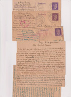 Lot 3 Cartes Postales Courrier Allemagne 1944 - 1939-45