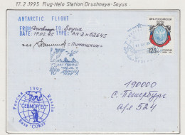 Russia  SAE 40 Antarctic Flight From Druzhnaya To Soyus 17.02.1995 (SE158C) - Polar Flights