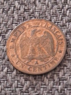 1 Ct Napoleon 1856 A - 1 Centime