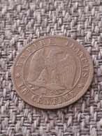 1 Ct Napoleon 1855 Ma - 1 Centime