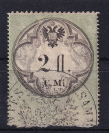 AUSTRIA 1854 - Canceled - Stempelmarke Der 1. Ausgabe C.M. - 2fl - Fiscali