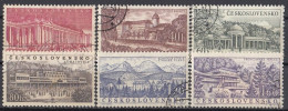 CZECHOSLOVAKIA 1085-1090,used,falc Hinged - Autres & Non Classés