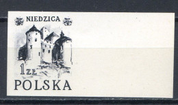 POLOGNE < ESSAI Yvert N° 674 - NIEDZICA Dans Les MONTS PIENINY - Prototype De Gravure - Variétés & Curiosités