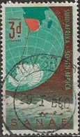 SOUTH AFRICA 1959 South African National Antarctic Expedition - 3d- Globe And Antarctic Scene FU - Used Stamps