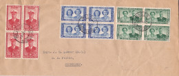 1947 BASUTOLAND, BECHUANALAND, SOUTHERN RHODESIA, Royal Visit King George Vl, 4 FDCs - 1933-1964 Colonie Britannique