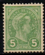 LUXEMBOURG 1895 ** POINT DE ROUILLE-RUST - 1895 Adolphe Profil