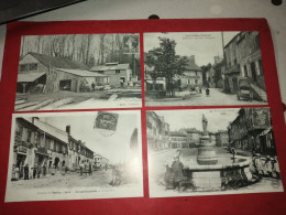 4 Cartes Postales Jouy La Scierie Neuvic La Corrèze Le Velay Illustré Morez Jura Longchaumois Yssingneaux La Fontaine - Groupes D'enfants & Familles