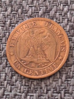 1 Ct Napoleon 1854 BB - 1 Centime