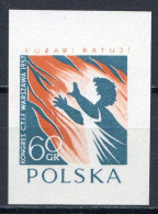 POLOGNE < ESSAI Yvert N° 913 < FEU  ENFANT FUYANT Les FLAMMES - Wzor Spécimen Modèle - Varietà E Curiosità