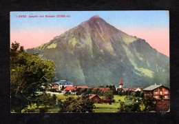 Suisse - 2452 - Aeschi Mit Niesen (2366m) Vue Sur Un Village , L'Eglise - Aeschi Bei Spiez