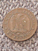 1 Ct Napoleon 1857 MA - 1 Centime