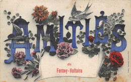 ¤¤  -    FERNEY-VOLTAIRE   -   Amitiés De..........    -  Fleurs    -   ¤¤ - Ferney-Voltaire