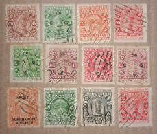 India Cochin State Used Stamps With C Postmark - Cochin