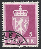 Norwegen Dienstm. 1955, Mi.-Nr. 68x, Gestempelt - Oficiales