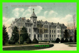 LONDON, ONTARIO - ST JOSEPHS HOSPITAL -  TRAVEL IN 1907 -  RED ATAR NEWS CO - - London