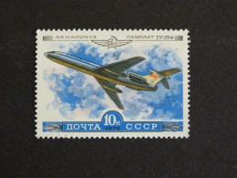 RUSSIE RUSSIA ROSSIJA URSS CCCP YT PA 142 ** MNH - AEROFLOT AVION PLANE TUPOLEV 154 - Unused Stamps