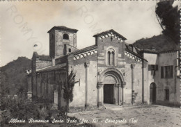 CARTOLINA  CAVAGNOLO,TORINO,PIEMONTE-ABBAZIA ROMANICA SANTA FEDE (sec.XI)-STORIA,MEMORIA,BELLA ITALIA,NON VIAGGIATA - Churches