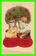 SAINT-VALENTIN - UNDER THIS SPREADING CHESTNUT TRE - VALENTINE GREETING - TRAVEL IN 1929 - VALENTINE - - Saint-Valentin