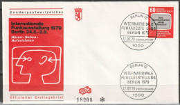 Berlin FDC 1979 Nr.600 Internationale Funkausstellung Berlin ( D 4403 ) Günstige Versandkosten - 1971-1980