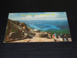 63637-             AMERICA, ADIRONDACK, Lake Placid From Whiteface Mountain The Beginning Of The Foot Path - Adirondack